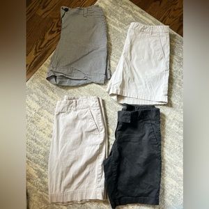 BUNDLE womens khaki shorts size 8